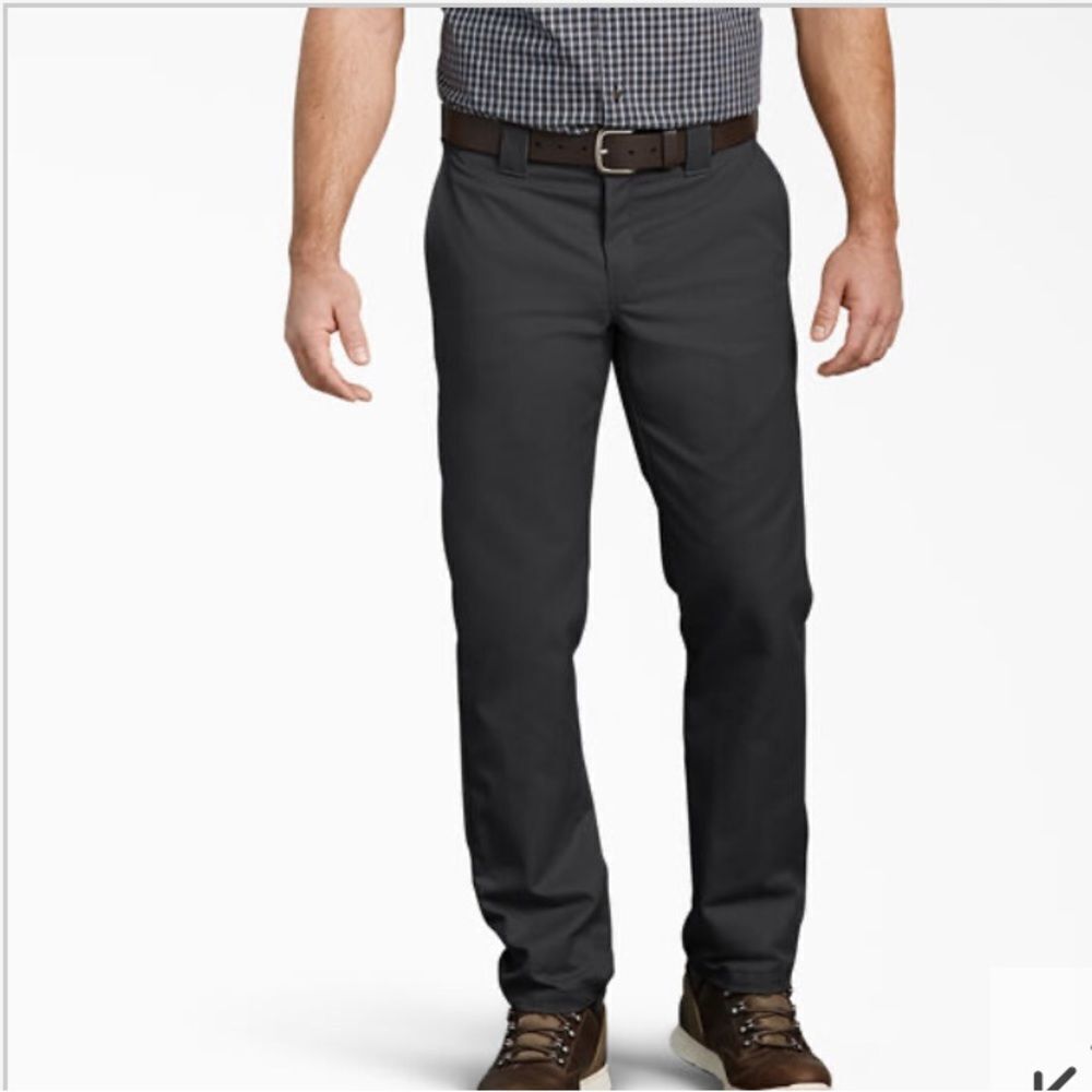 Dickies Slim Fit Taper Leg Multi-Use Pocket Work Pants Grey 36X30 nwt